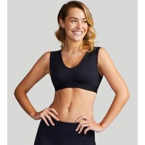 Tommie Copper Shoulder Support Bra XL NWOT Black